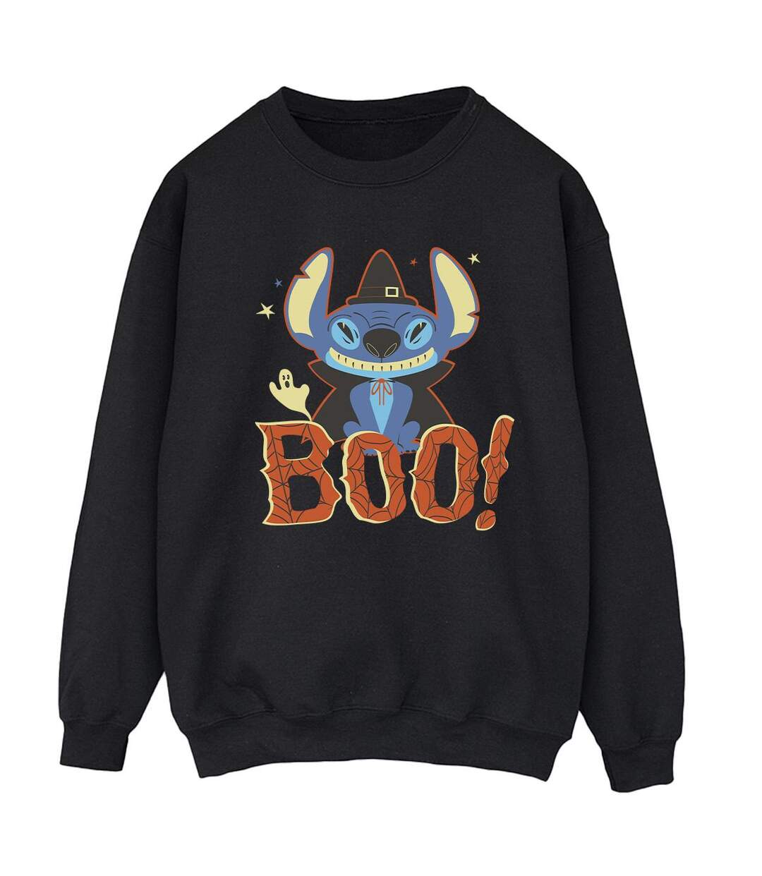 Disney Sweat femme/femme Lilo & Stitch Boo ! (Noir) - UTBI23002-1