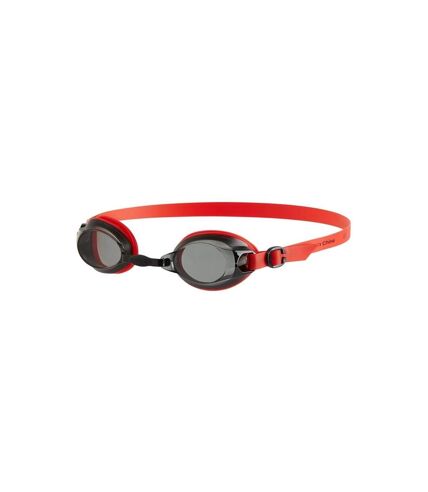 Speedo Unisex Adult Jet Swimming Goggles (Lava Red/Smoke)