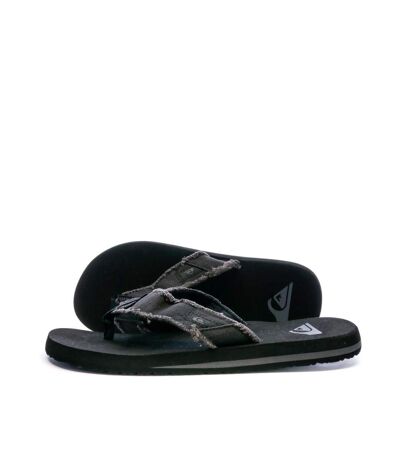 Tongs Noires Homme Quiksilver Monkey Abyss 100047 - 40