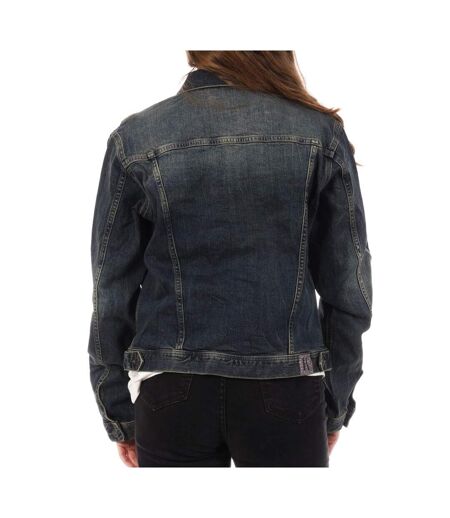 Veste en jean bleu foncé femme kaporal nista