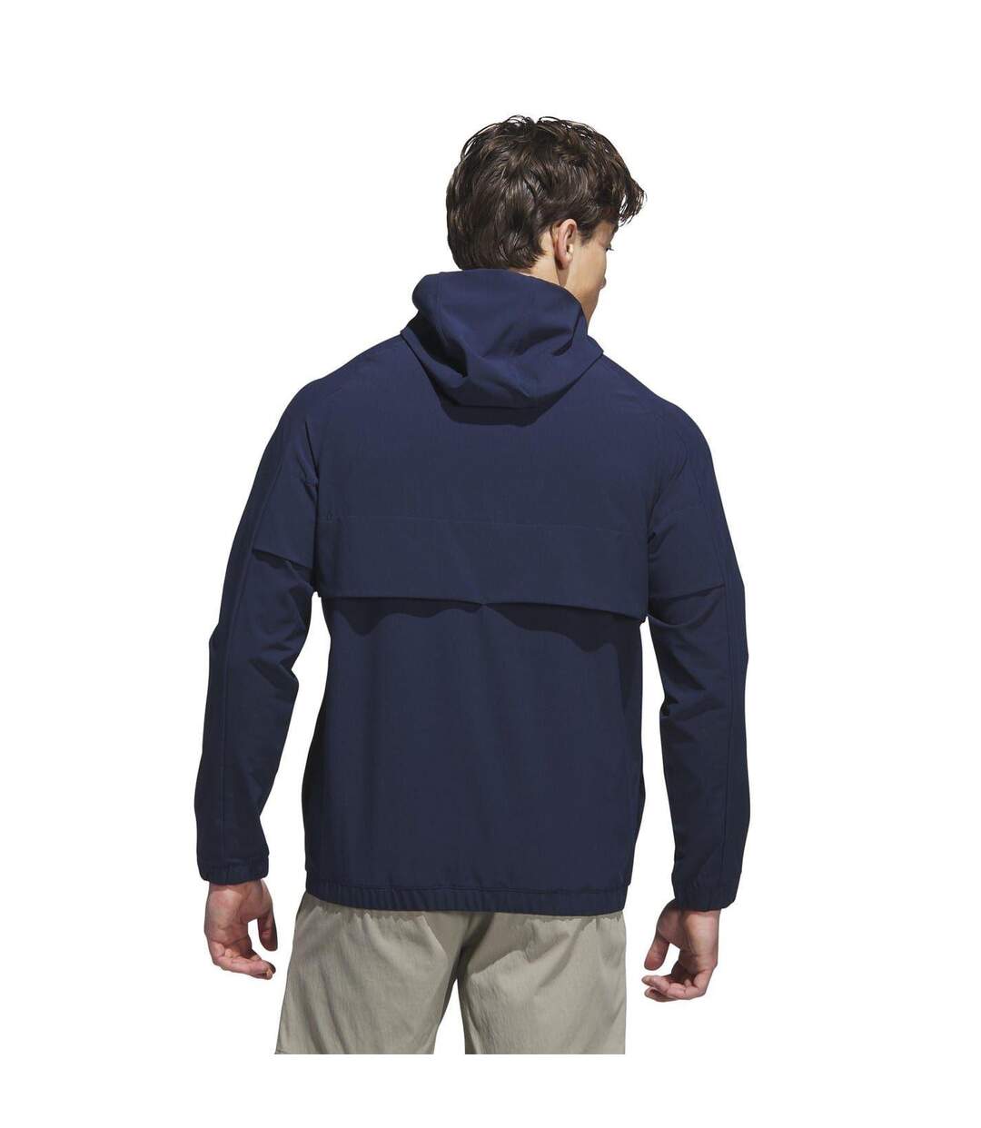 Mens Go-to Logo Full Zip Jacket Navy Adidas-3