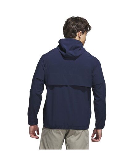 Mens Go-to Logo Full Zip Jacket Navy Adidas