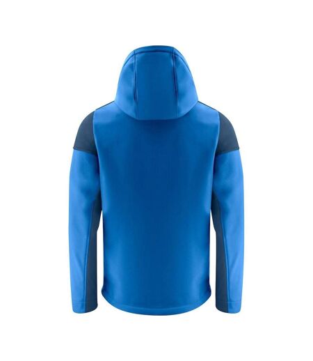 Mens Prime Soft Shell Jacket Cobalt Blue Navy Printer