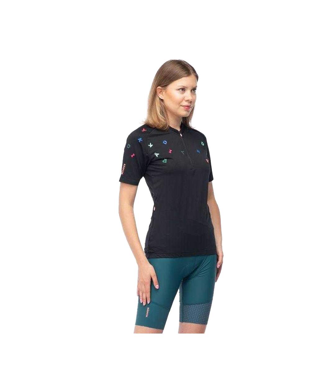 Maillot De Cyclisme Delta Femme Noir Radvik-1