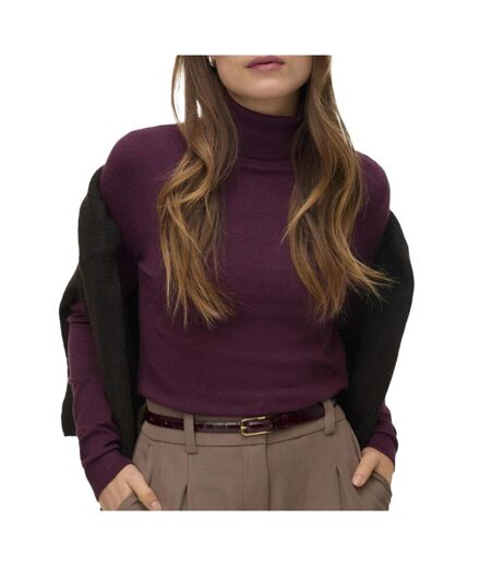 Pull mauve femme vero moda happiness 95