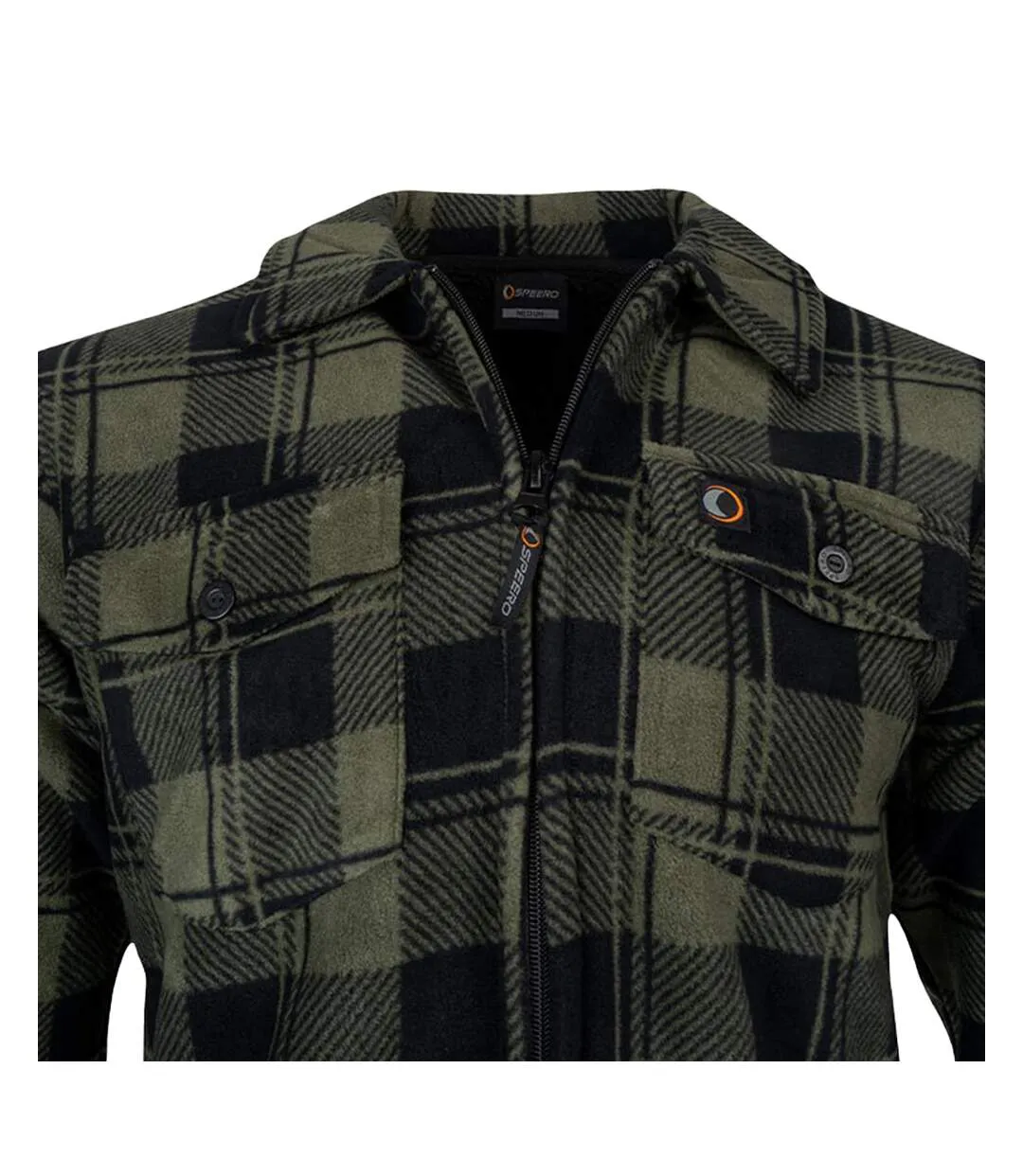 Chemise Motif/style À Carreaux Homme Vert Speero-3