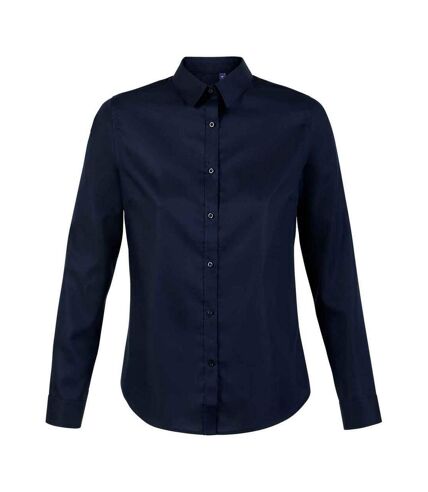 NEOBLU Womens/Ladies Blaise Long-Sleeved Formal Shirt (Night Blue) - UTPC5790