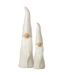 Statuette Lutin Chapeau Pointu 40cm Gris Clair-2