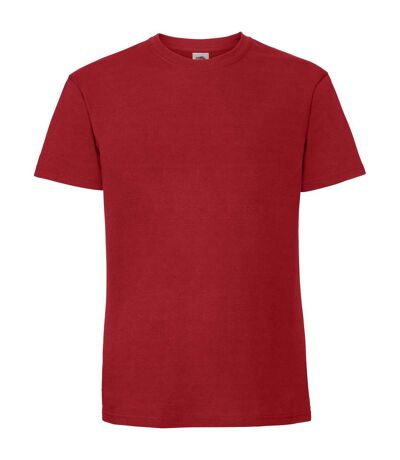 Fruit Of The Loom Mens Ringspun Premium Tshirt (Red) - UTRW5974