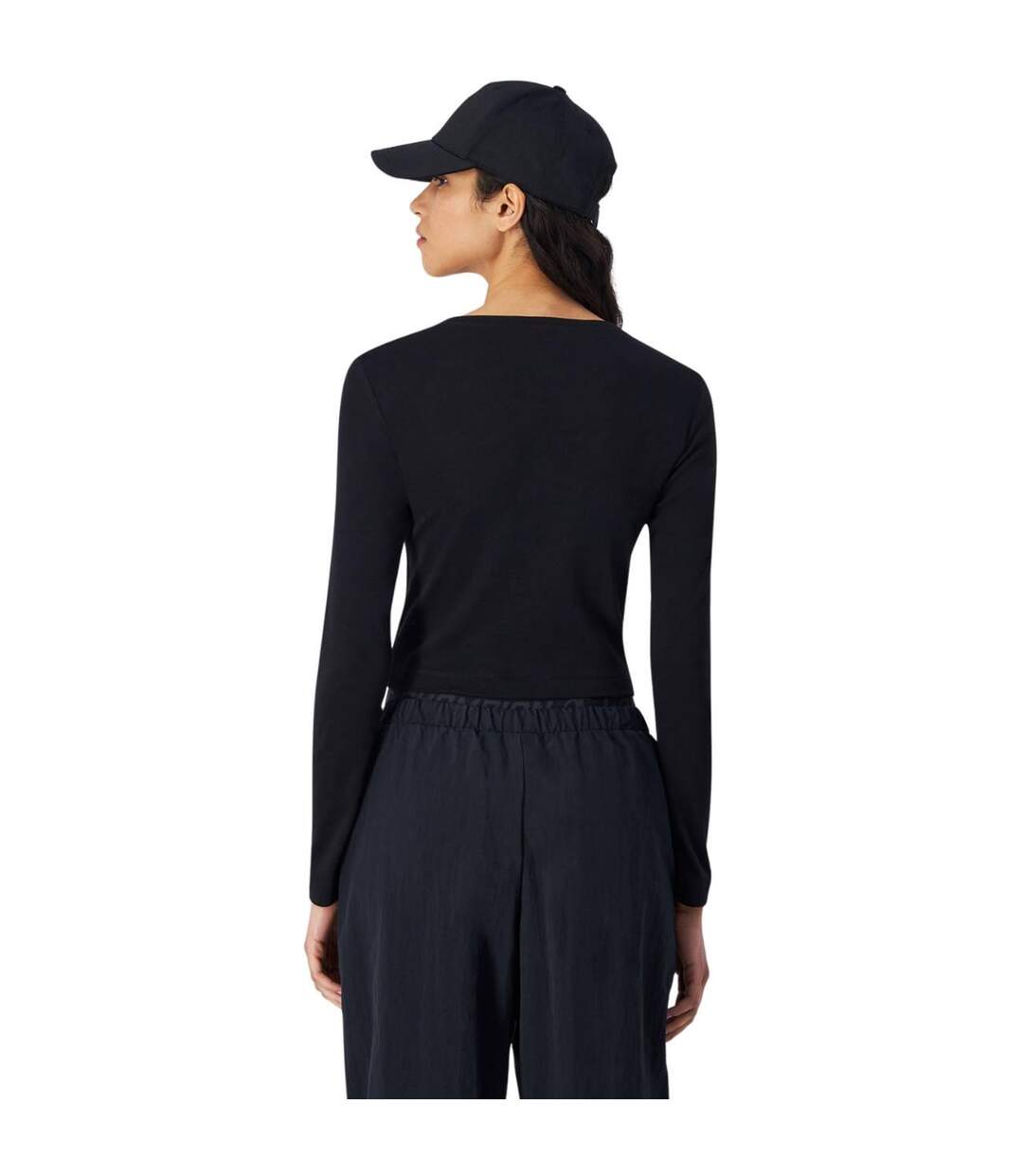 Haut Court Ms524 Femme Noir Champion-3