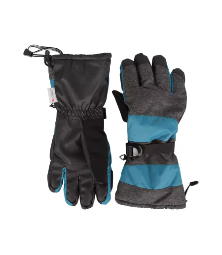 Gants De Ski Summit Extreme Homme Bleu Sarcelle Mountain Warehouse