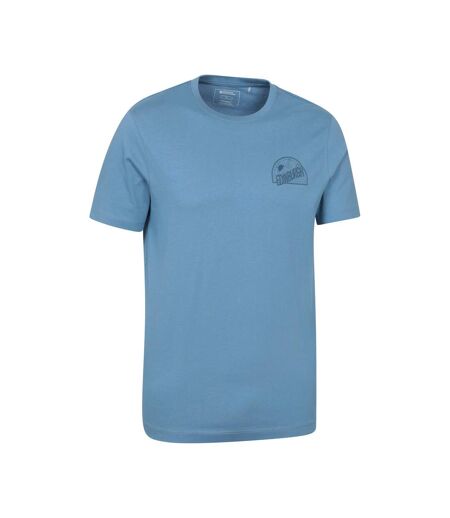 T-shirt Manches Courtes Edinburgh Homme Bleu Mountain Warehouse