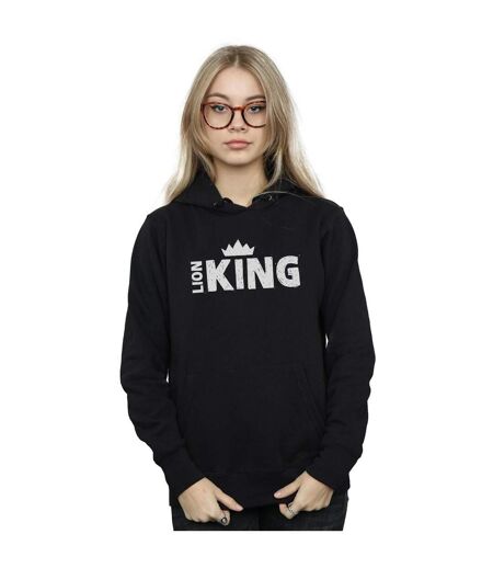 Disney - Sweat à capuche THE LION KING MOVIE CROWN - Femme (Noir) - UTBI9461