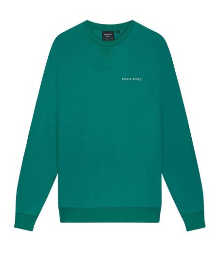 Sweat Motif Brodé Homme Vert Lyle & Scott