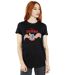 Disney Femme/Ladies Dumbo Smile Cotton Boyfriend T-Shirt (Noir) - UTBI17513-2