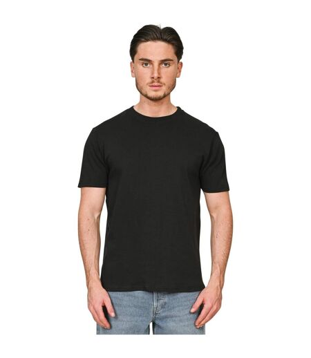 Unisex adult interlock slim t-shirt black Casual Classics