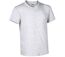 T-shirt manches courtes - Col V - Homme - réf SUN - blanc chiné-1