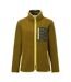 Womens/ladies Orla Kiely Ecclipse Borg Fleece Jacket Fur Green Regatta-2