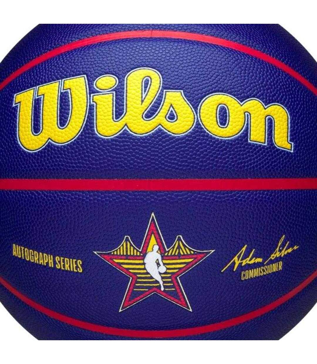 Ballon De Basket Motif/style Nba All Star Auto Taille 7 Violet Clair Wilson-2