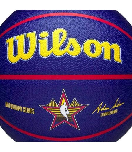 Ballon De Basket Motif/style Nba All Star Auto Taille 7 Violet Clair Wilson