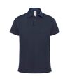 B&C Denim Mens Forward Short Sleeve Polo Shirt (Denim/ Navy)