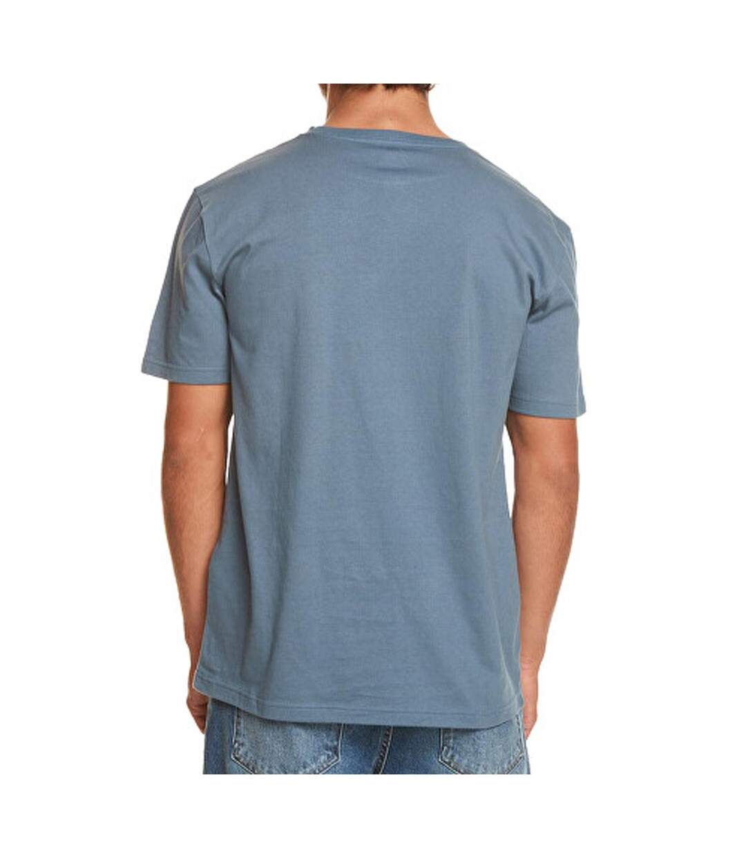 T-shirt Bleu Homme Quiksilver Skullss - XL-2