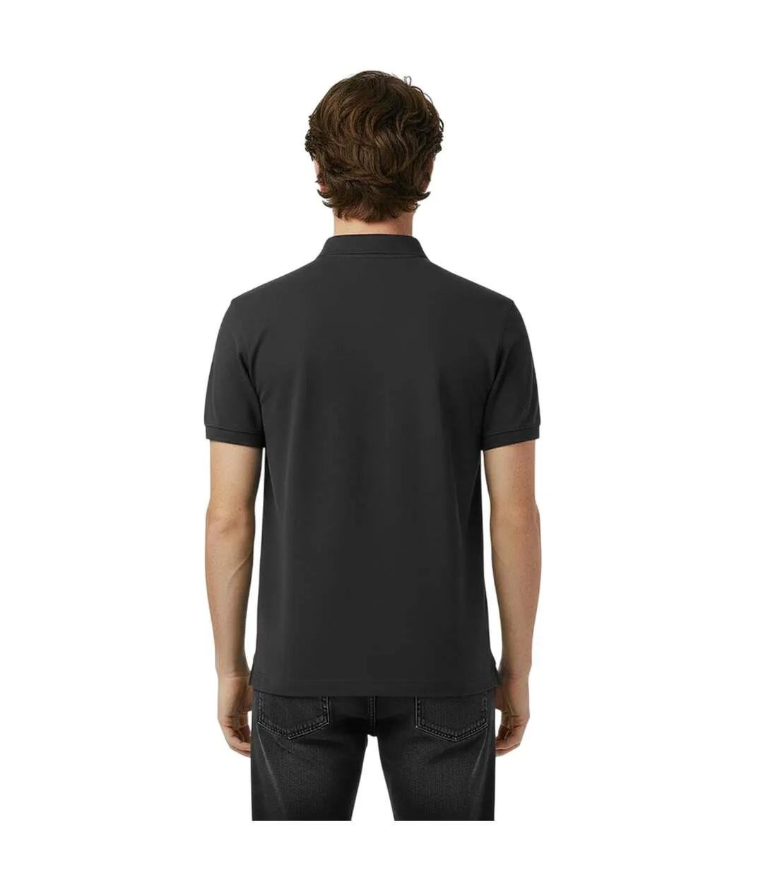Mens Classic Embroidered Logo Polo Shirt Black Jack Wills-4
