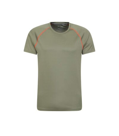 T-shirt endurance homme kaki clair Mountain Warehouse Mountain Warehouse