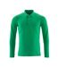 Mens Crossover Long-sleeved Polo Shirt Grass Green Mascot-1
