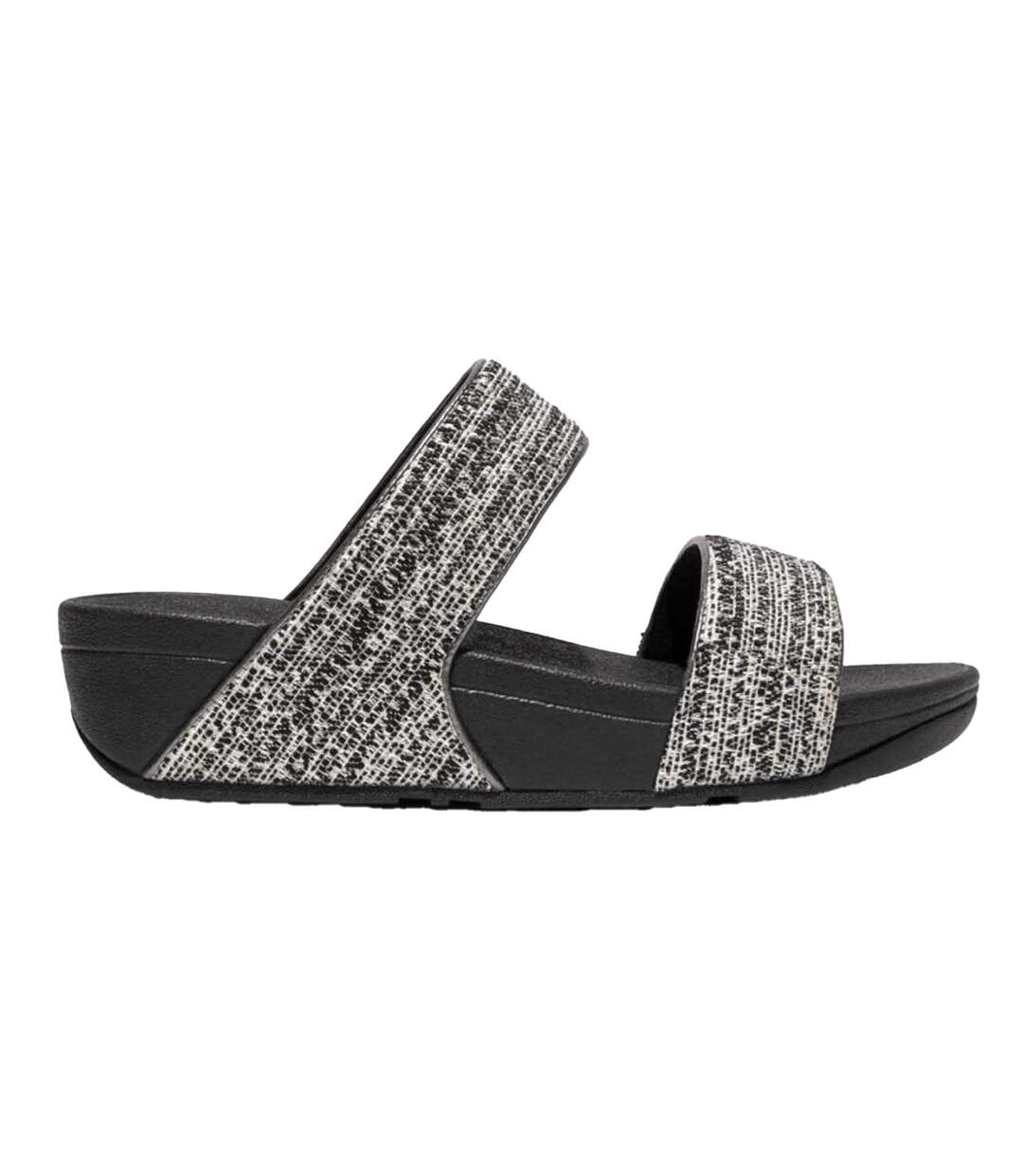 Claquettes Style Scintillant Lulu Femme Noir Fit Flop-2