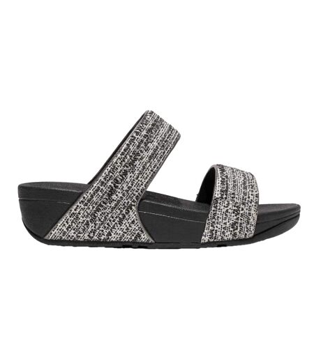 Claquettes Style Scintillant Lulu Femme Noir Fit Flop