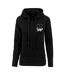 Kicks Love Sweat À Capuche Brodé Femmes/dames Noir Mister Tee-1