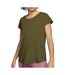 T-shirt de Running Kaki Femme Nike Elastika - L