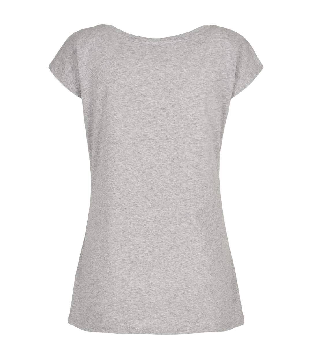 T-shirt Femme Gris Chiné Build Your Brand-2