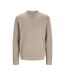 Pull greige homme jack & jones stitch-1