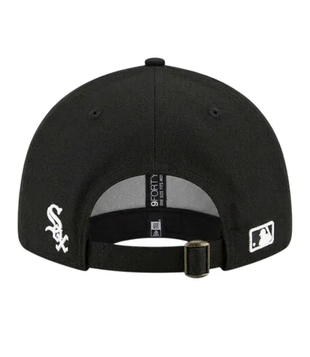 Unisex Adult Chicago White Sox Baseball Cap Black Silver New Era