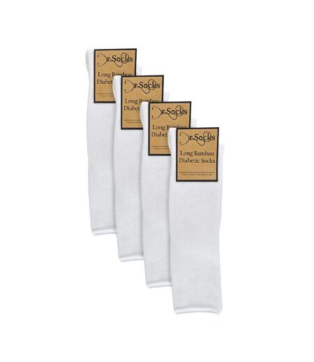 Dr. Socks - Chaussettes Diabetiques Longues Extra Large Bambou | Homme et Femme