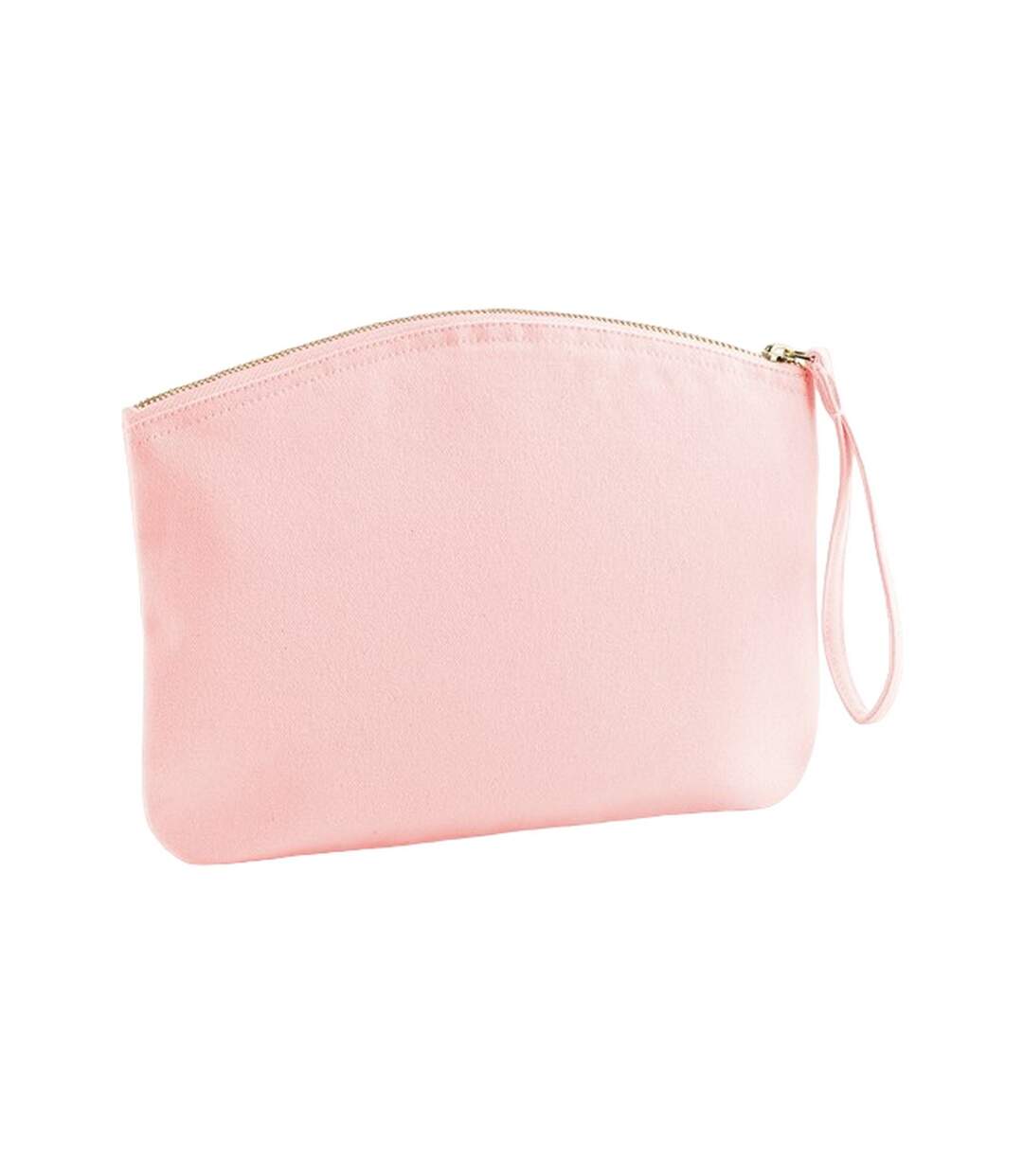 Earthaware spring organic wristlet pouch 19cm x 17cm pastel pink Westford Mill-1