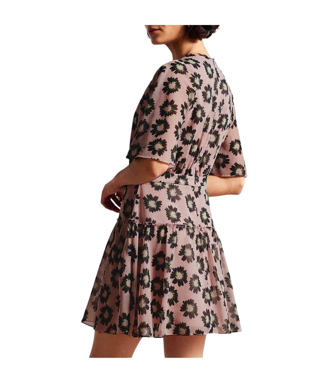 Robe Courte Motif/style Floral Femme Rose Ted Baker-2