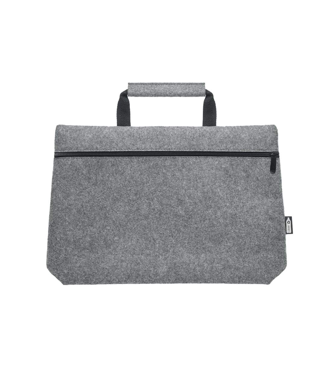 Tapla rpet felt laptop bag 28cm x 38cm x 6.5cm grey MidOcean-3