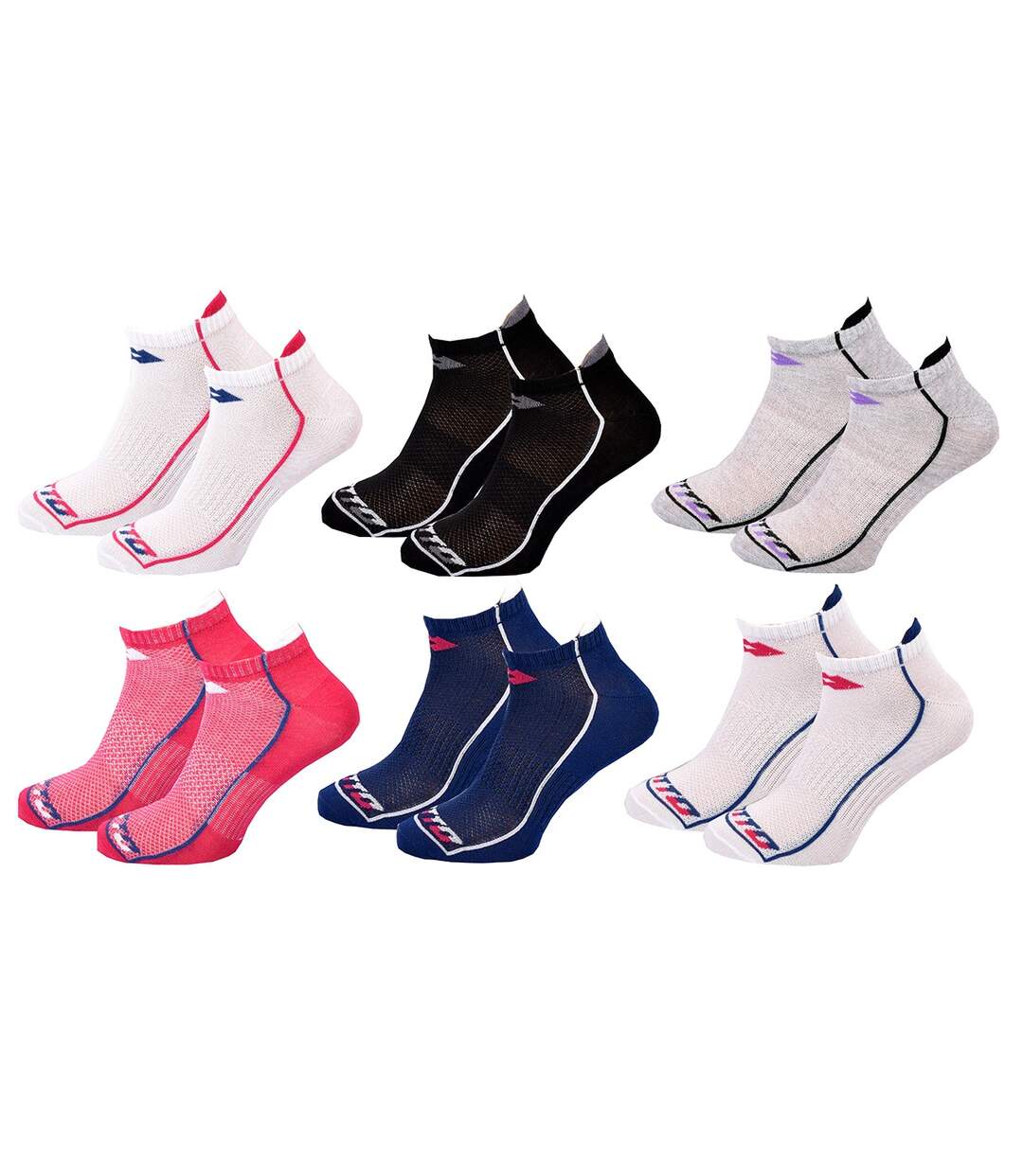 Chaussettes Femme LOTTO Pack de 6 paires SNEAKER 6459-1