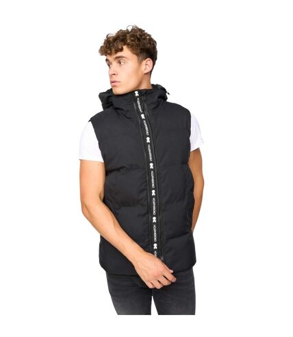 Mens hanjo gilet black Crosshatch