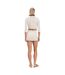 Womens/ladies Bianca Textured Mini Skirt Golden Windsor-3