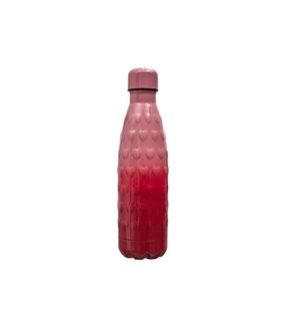 Paris Prix - Bouteille Isotherme embossée 50cl Rouge & Rose