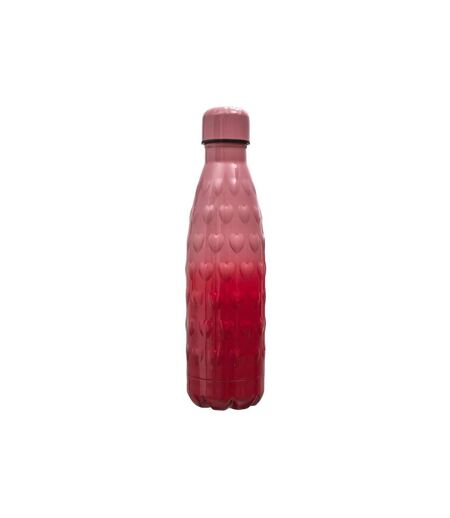 Paris Prix - Bouteille Isotherme embossée 50cl Rouge & Rose
