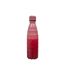 Paris Prix - Bouteille Isotherme embossée 50cl Rouge & Rose-1