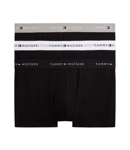 x3 boxers noir/blanc homme tommy hilfiger trunk