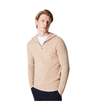 Pull fisherman homme blanc cassé Burton Burton