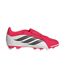 Chaussures De Foot Pour Terrain Ferme Motif/style Se Rabat Sur L´avant Predator Club Femme Rouge Blanc Adidas-4