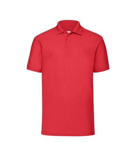 Polo 65/35 Homme Rouge Fruit Of The Loom